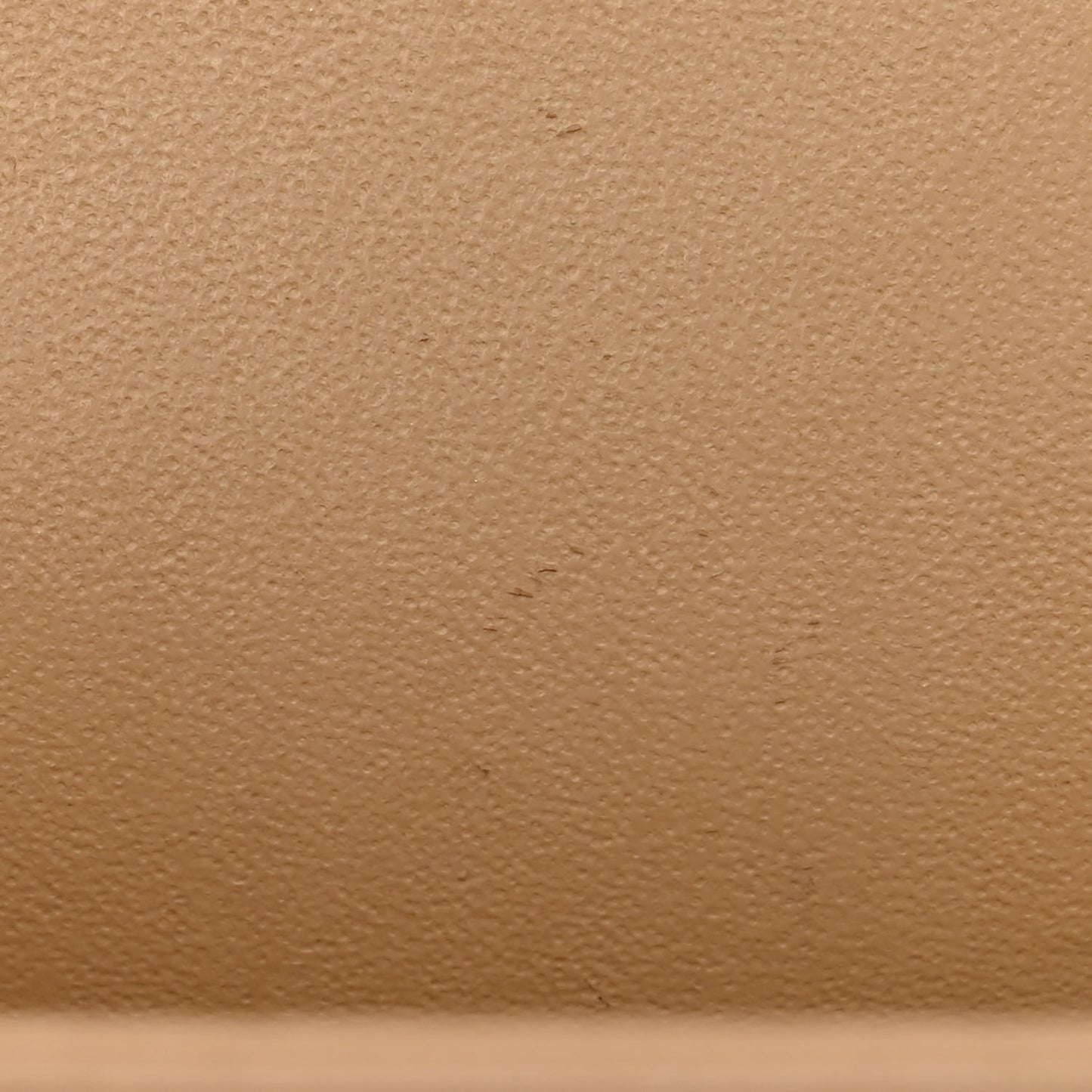 Lambskin Quilted Jumbo Double Flap Beige