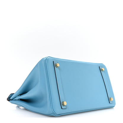 Hermes Epsom Birkin 30 Bleu Du Nord 4 of 11