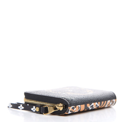 Louis Vuitton Monogram Giant Jungle Zippy Coin Purse Black 4 of 7