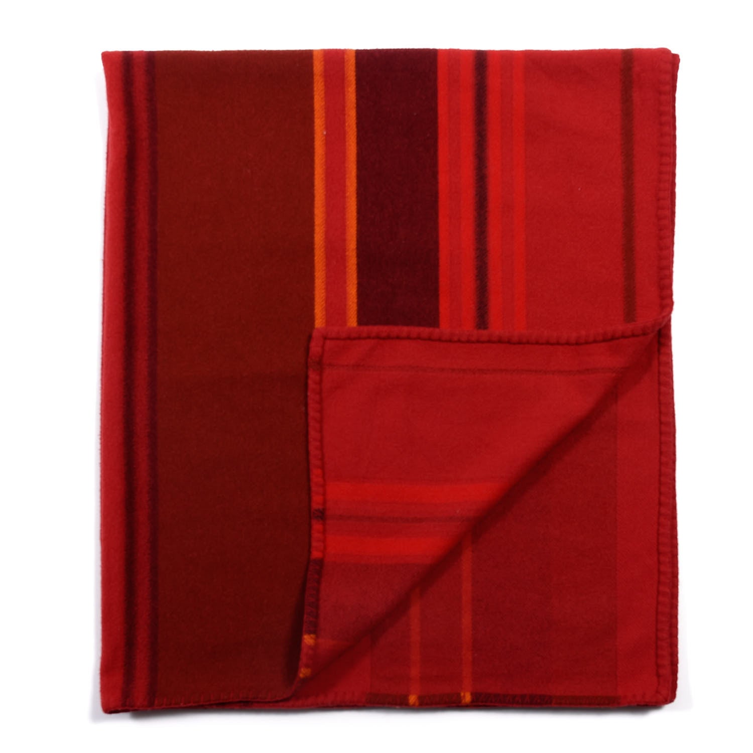 Hermes Wool Cashmere Rocabar Blanket Rouge H 2 of 3