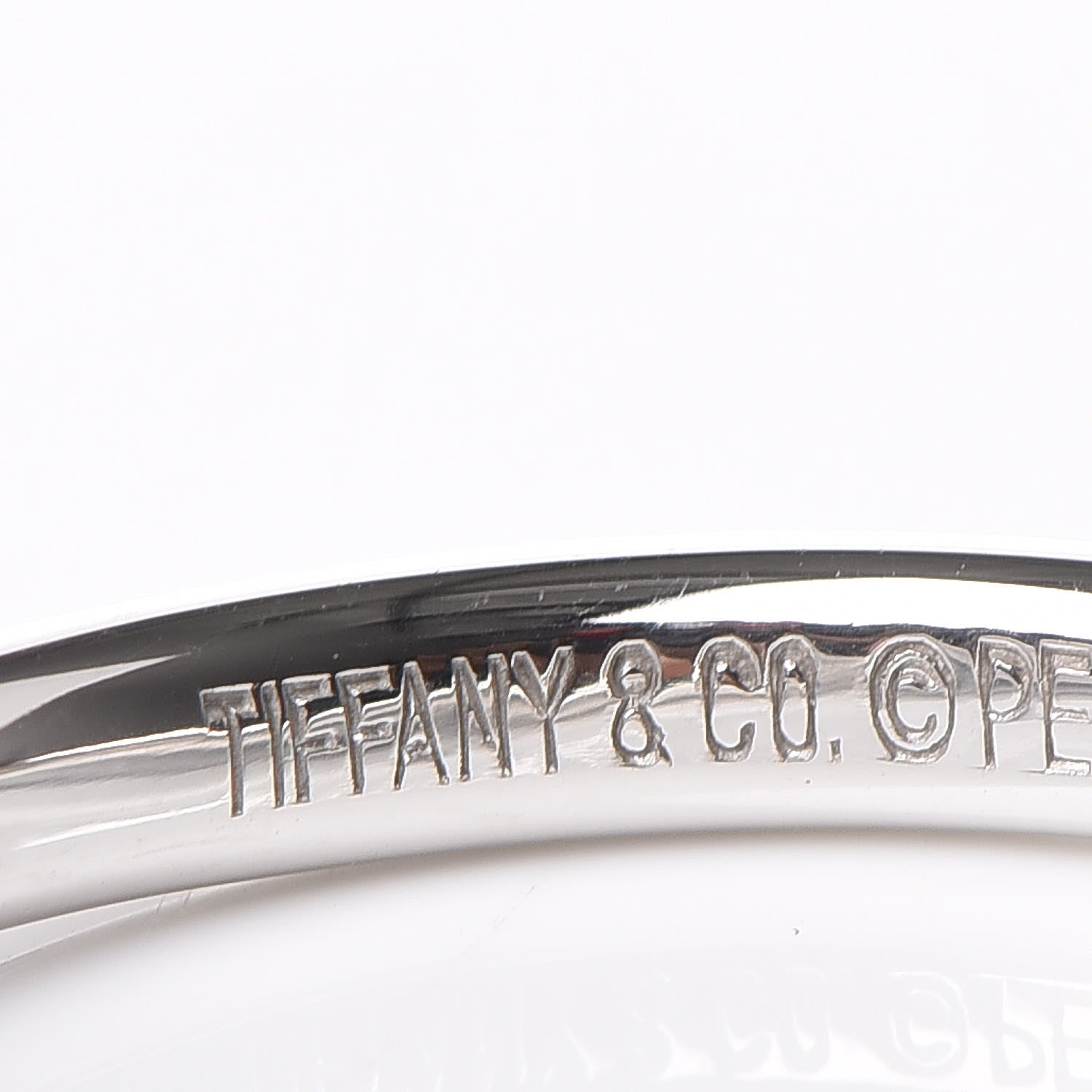 Tiffany Platinum 2mm Elsa Peretti Wedding Band Ring 49 5 4 of 6