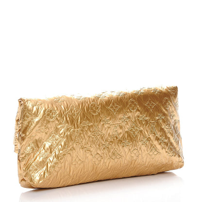Louis Vuitton Jacquard Quilted Monogram Altair Clutch Gold 4 of 8
