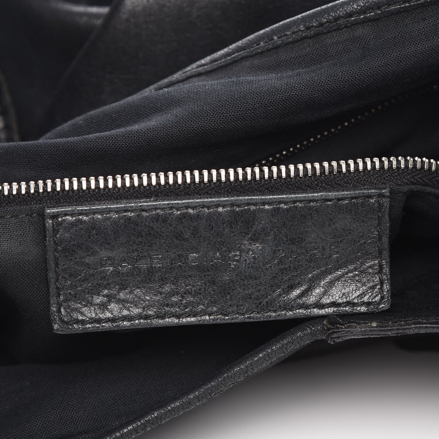 Balenciaga Chevre Giant 21 Silver Hardware Besace Hobo Black 7 of 12