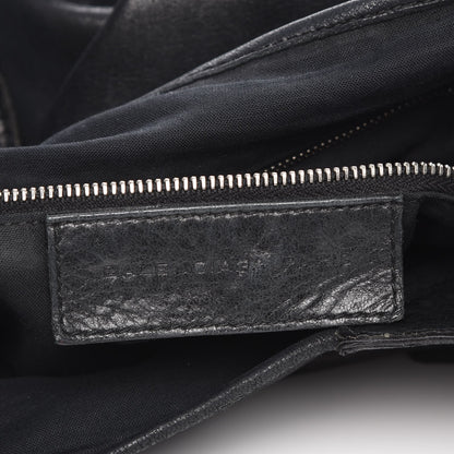 Balenciaga Chevre Giant 21 Silver Hardware Besace Hobo Black 7 of 12
