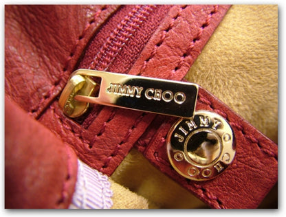 Jimmy Choo Leather XL Ramona Tote Red 8 of 11