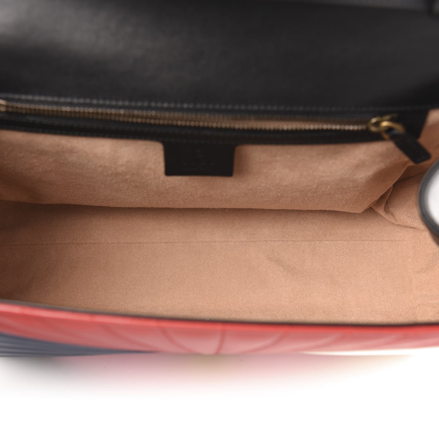 Gucci Calfskin Bamboo Trapuntata Queen Margaret Top Handle Bag Blue Agata Hibiscus Red Mystic White Sugar Pink 6 of 14