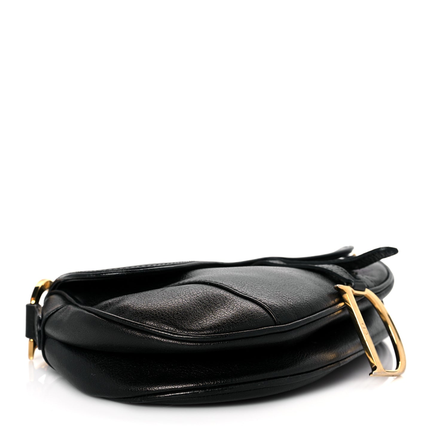 Calfskin Saddle Bag Black