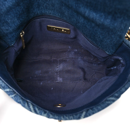 Chanel Denim Quilted Medium Chanel 19 Flap Blue 5 of 10