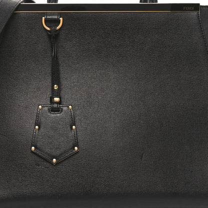 Fendi Vitello Elite Regular 2Jours Tote Black 7 of 9