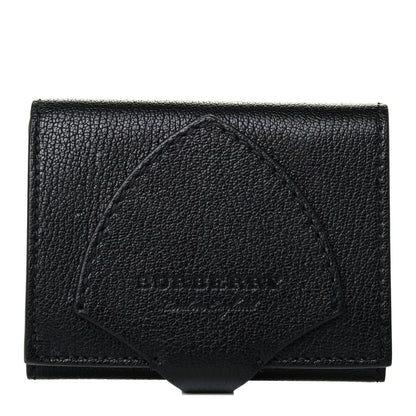 Burberry Grainy Calfskin Harlow Bifold Wallet Black 1 of 4