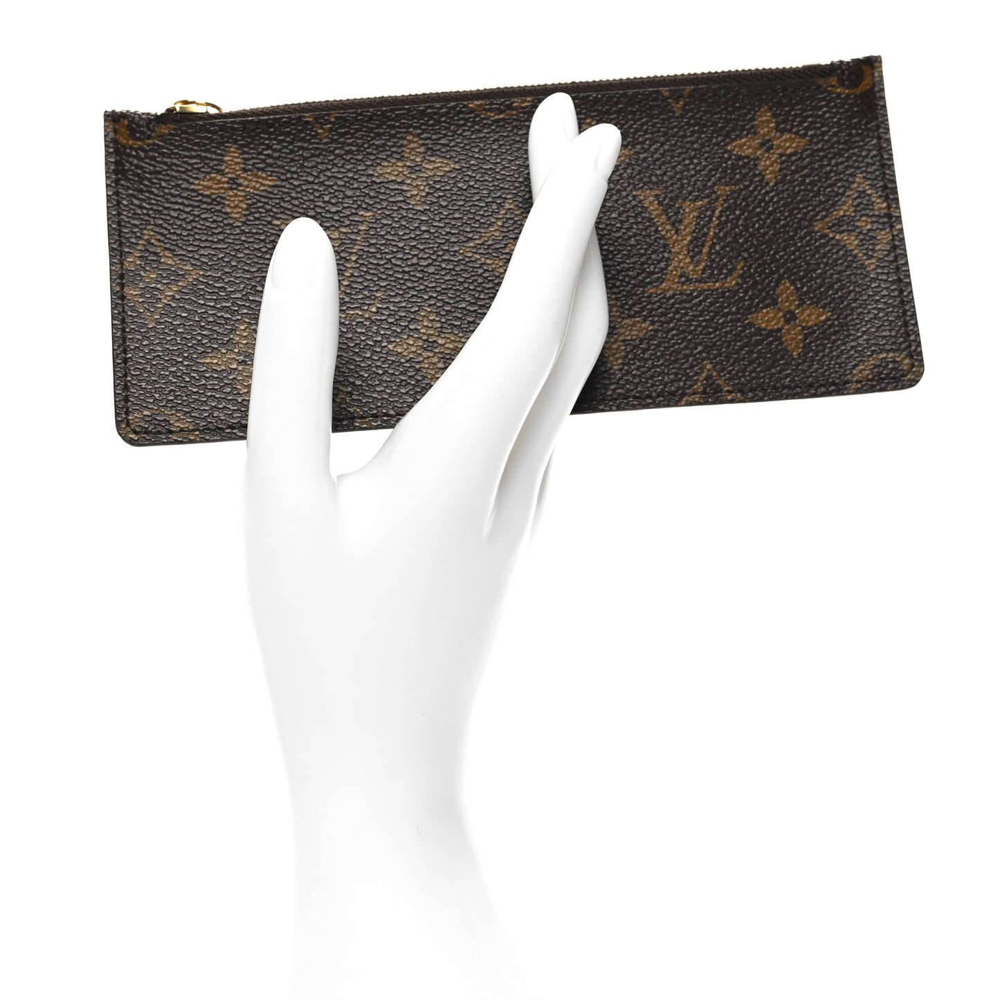 Monogram Josephine Wallet Zippered Insert Rose Ballerine