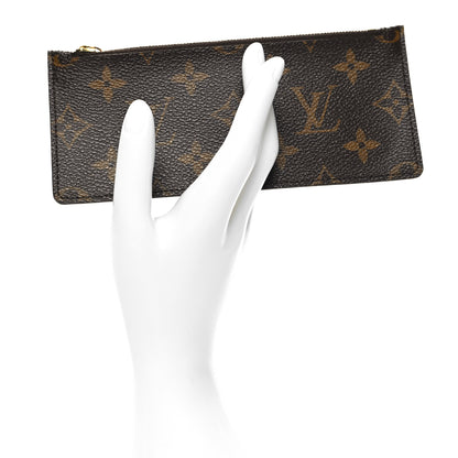 Louis Vuitton Monogram Josephine Wallet Zippered Insert Rose Ballerine 2 of 8