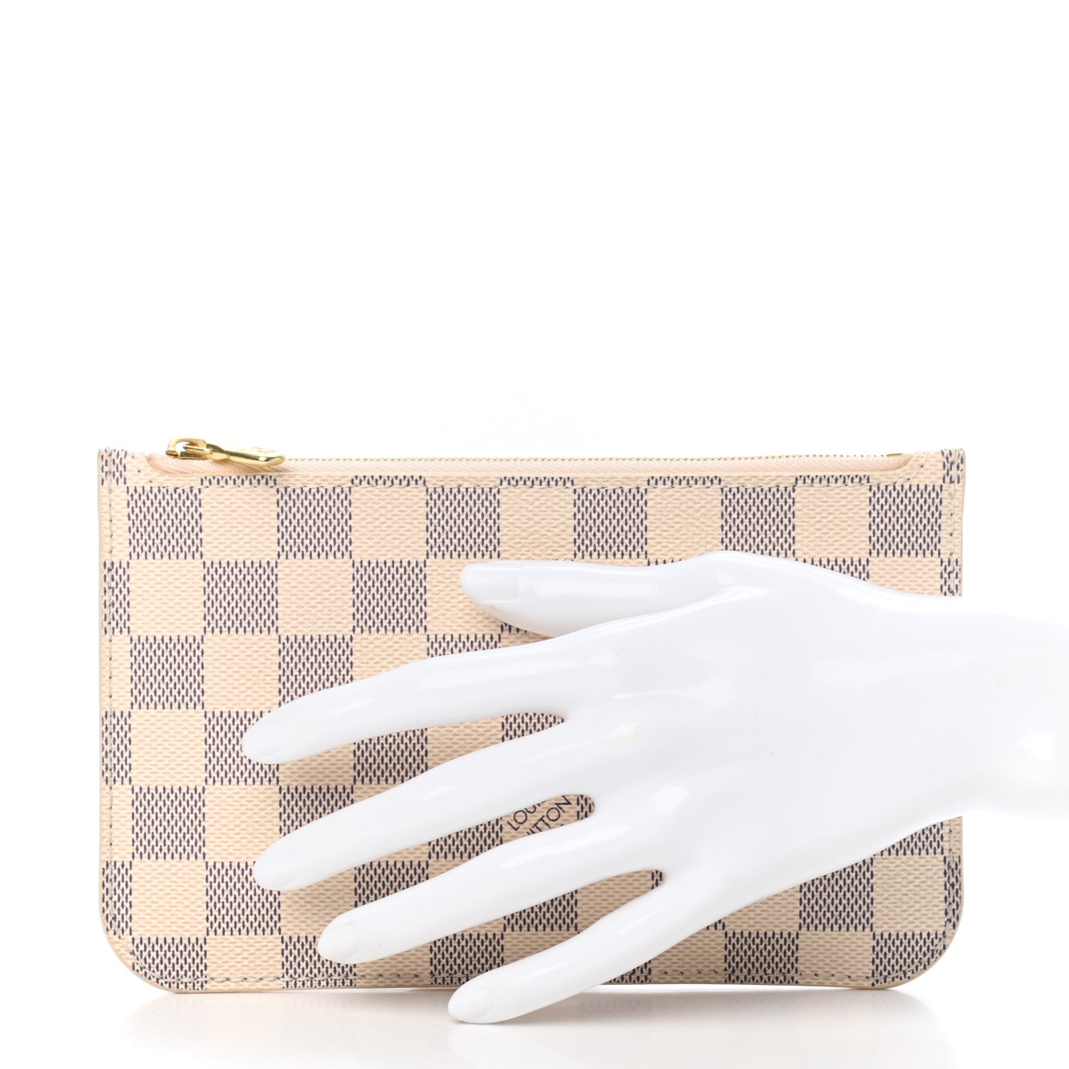 Louis Vuitton Damier Azur Neverfull PM Pochette 2 of 6