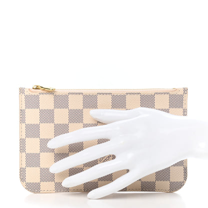 Louis Vuitton Damier Azur Neverfull PM Pochette 2 of 6