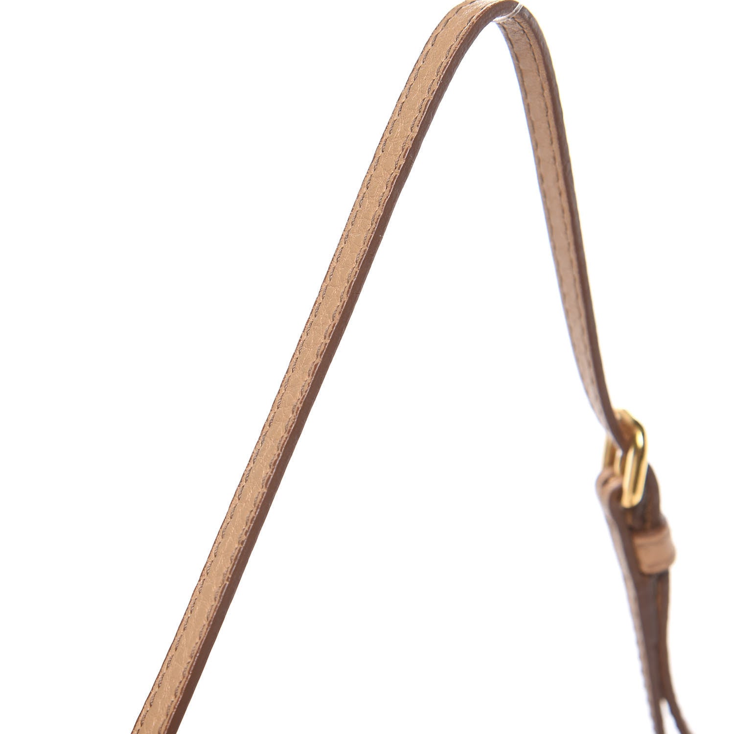 Prada Vitello Daino Pochette Bag Caramel 10 of 12