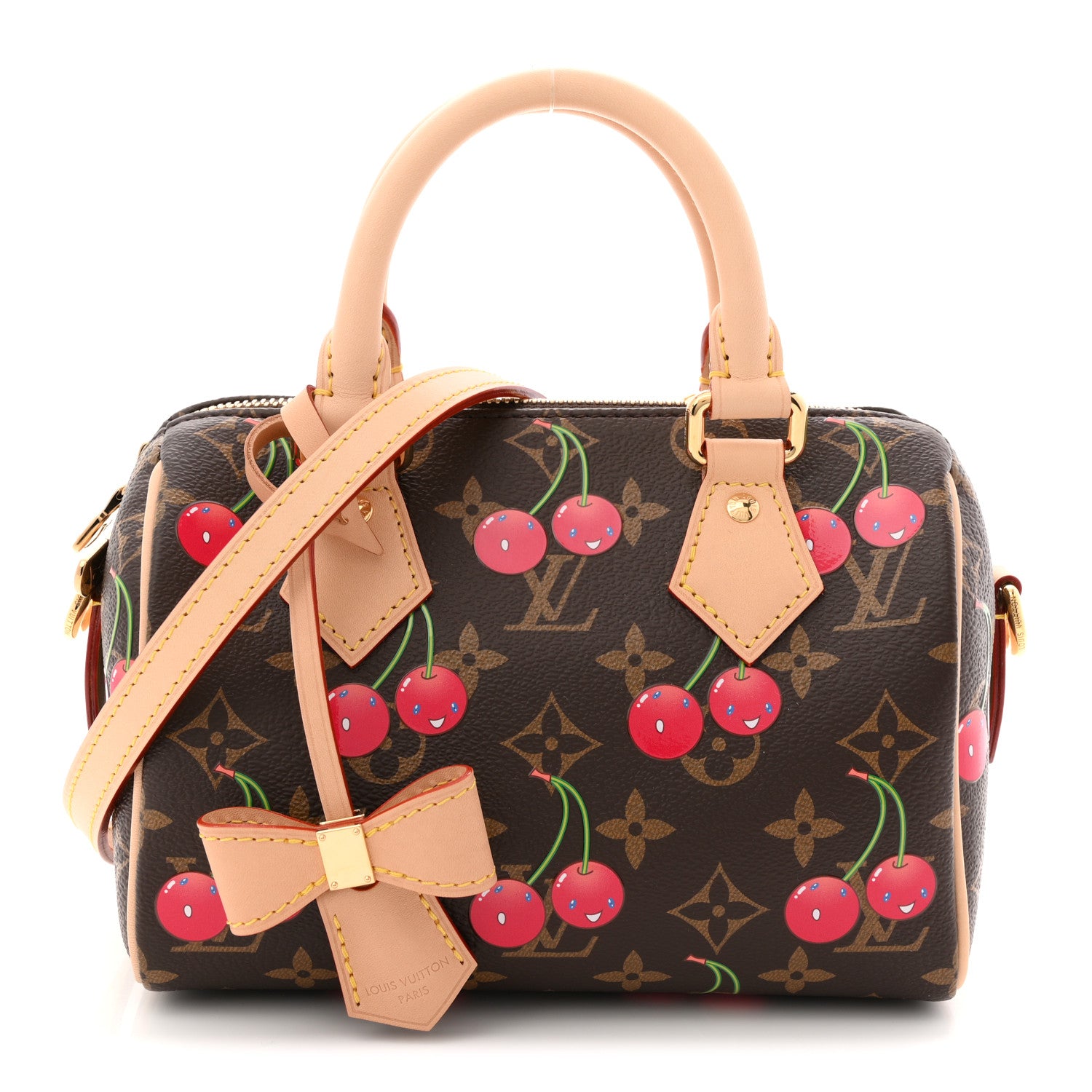 Louis Vuitton LV X TM Monogram Cerises Speedy Bandouliere 20 1 of 10