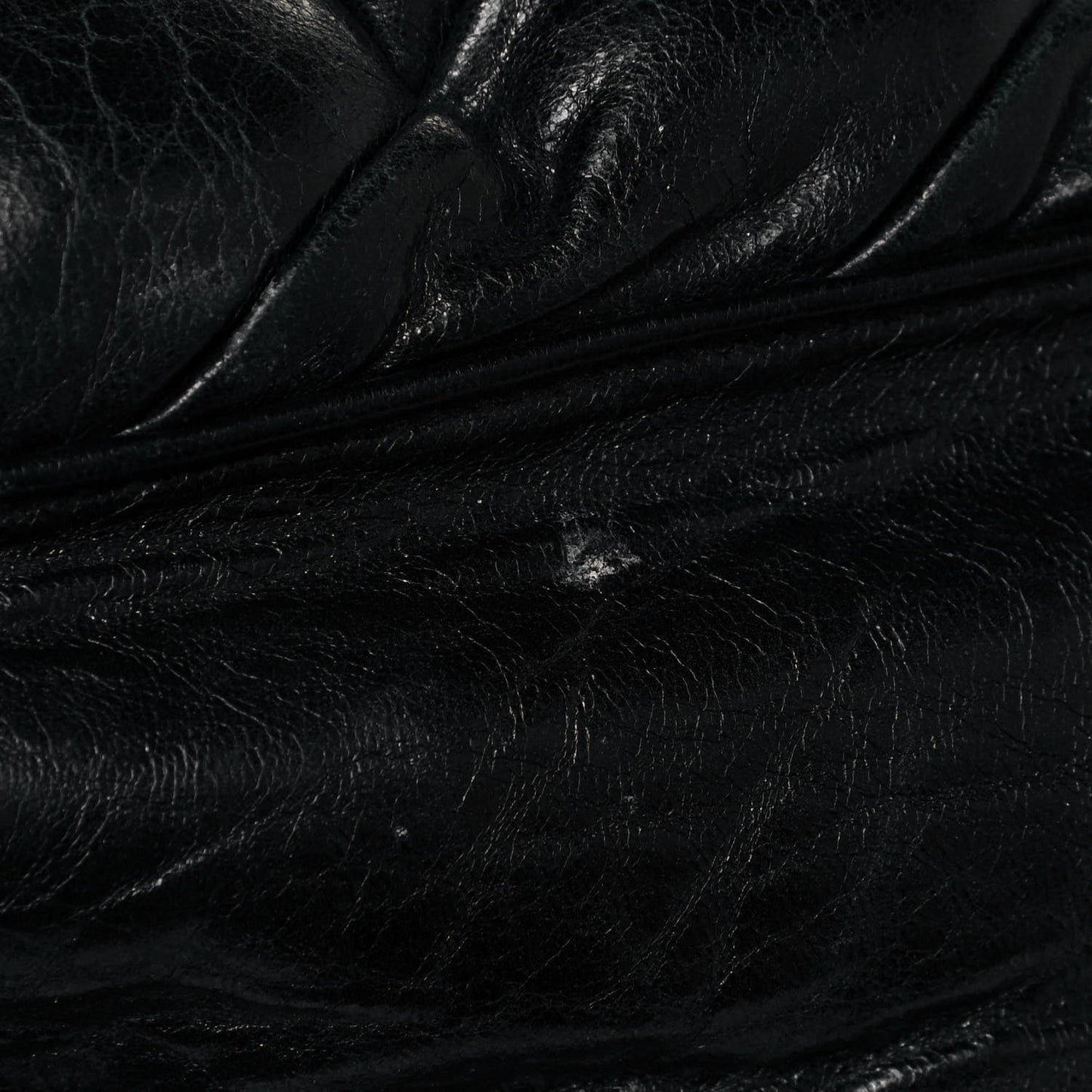 Chevre Quilted Matelasse MM Black