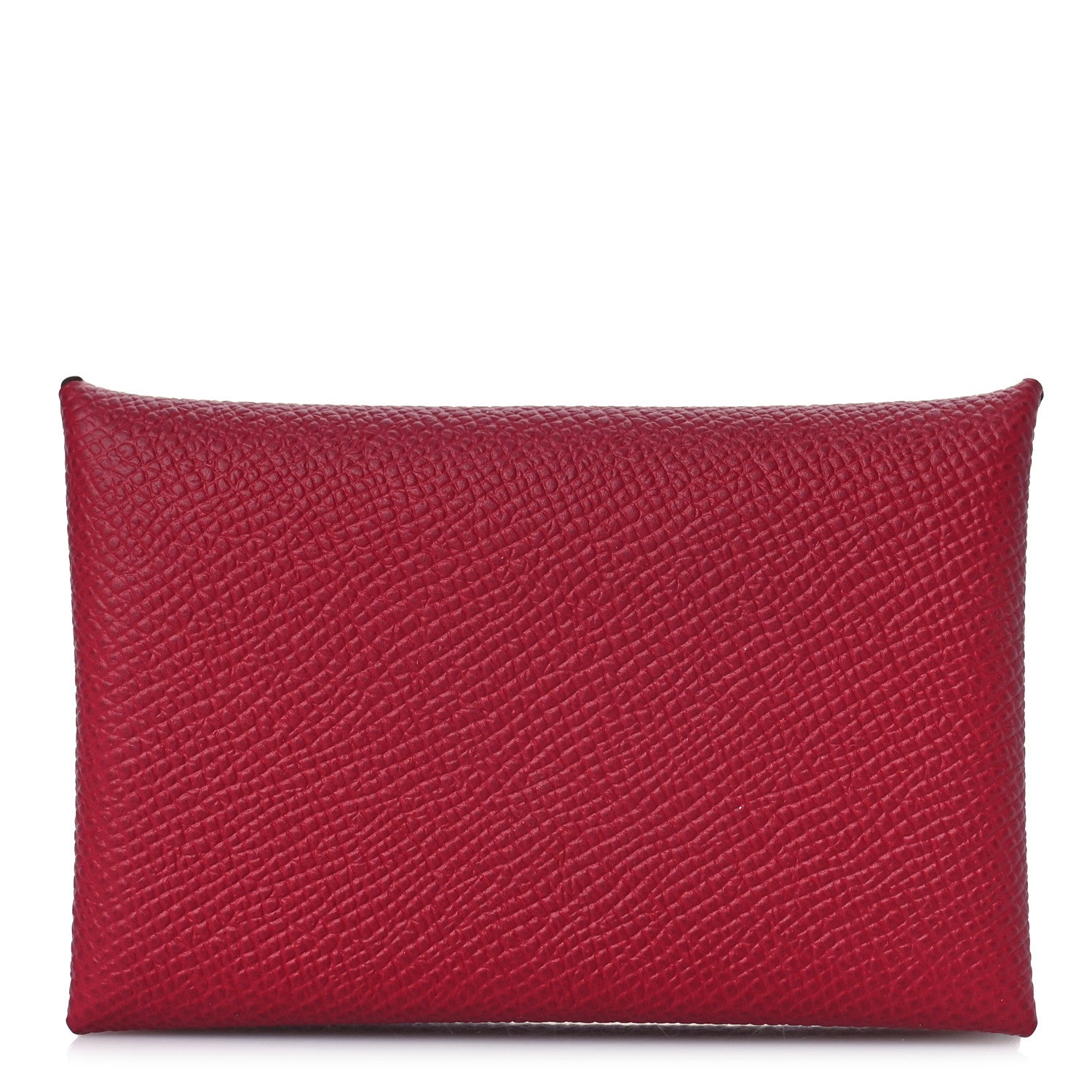 Hermes Epsom Calvi Card Case Rubis 1 of 10