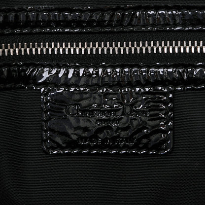 Christian Dior Patent Cannage Large Dior Soft Shopping Tote Black 6 of 6