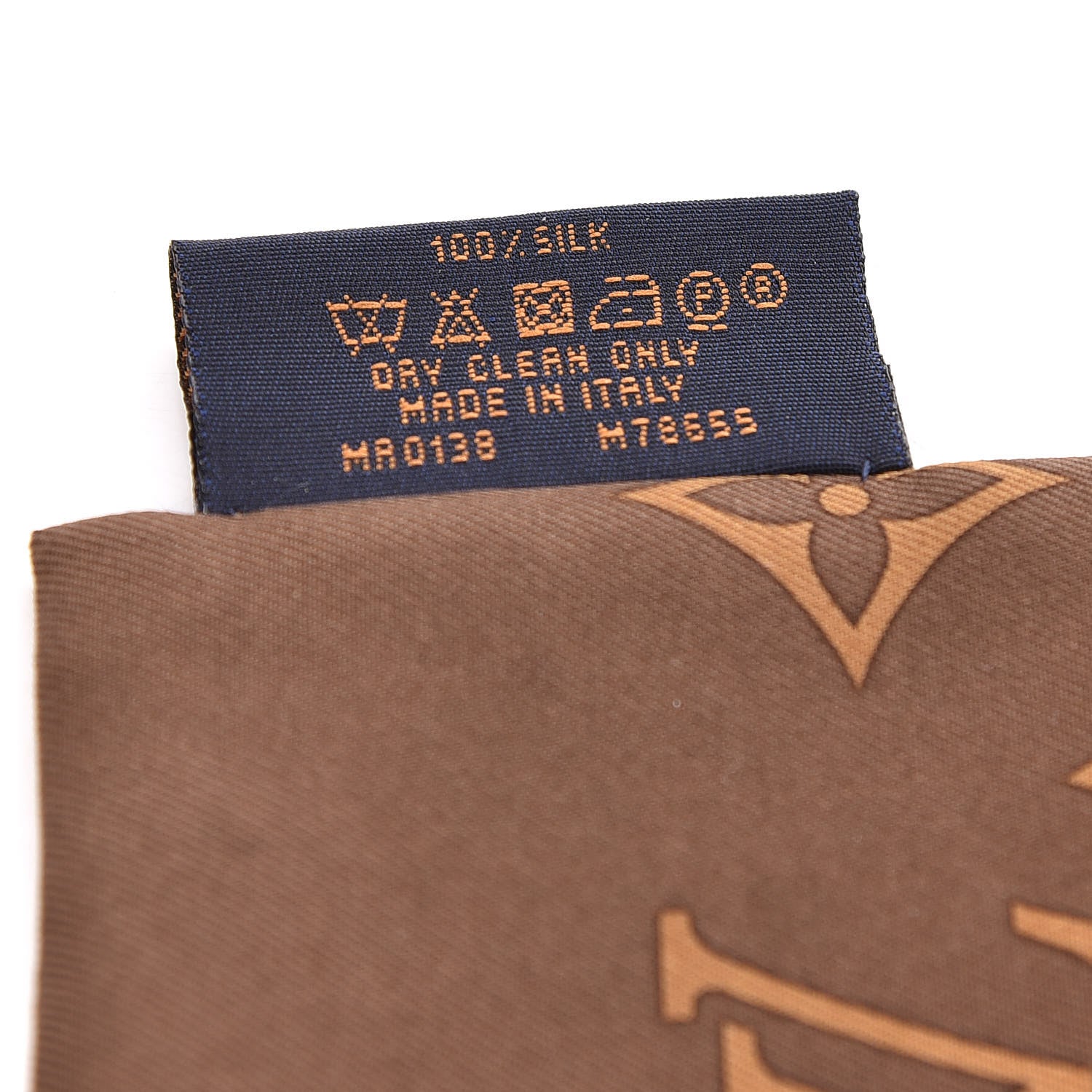 Louis Vuitton Silk Monogram Confidential Bandeau Brown 4 of 5