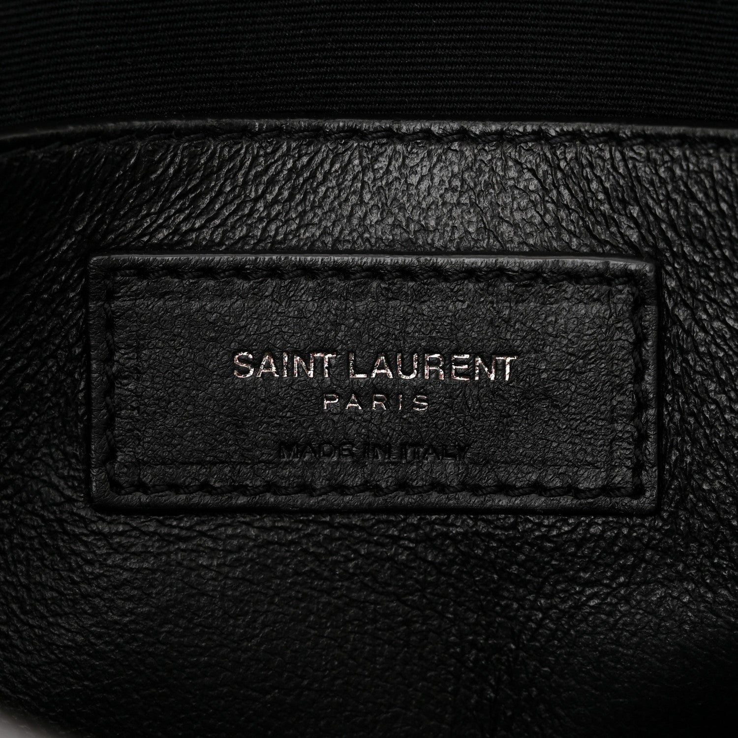 Saint Laurent Crinkled Calfskin Matelasse Monogram Baby Niki Chain Satchel Storm 6 of 10