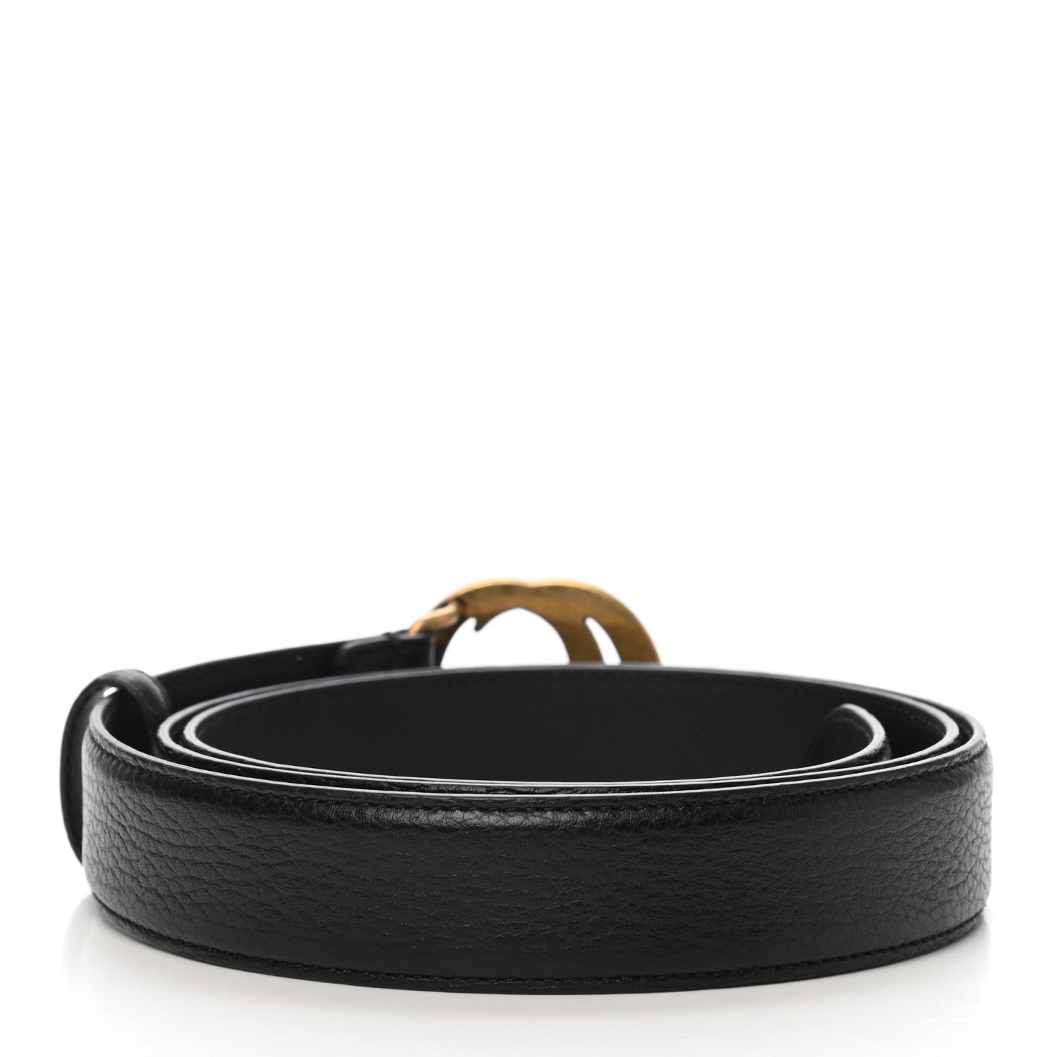 Gucci Calfskin Mens Interlocking G Belt 105 42 Black 2 of 6