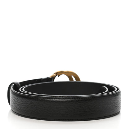 Gucci Calfskin Mens Interlocking G Belt 105 42 Black 2 of 6