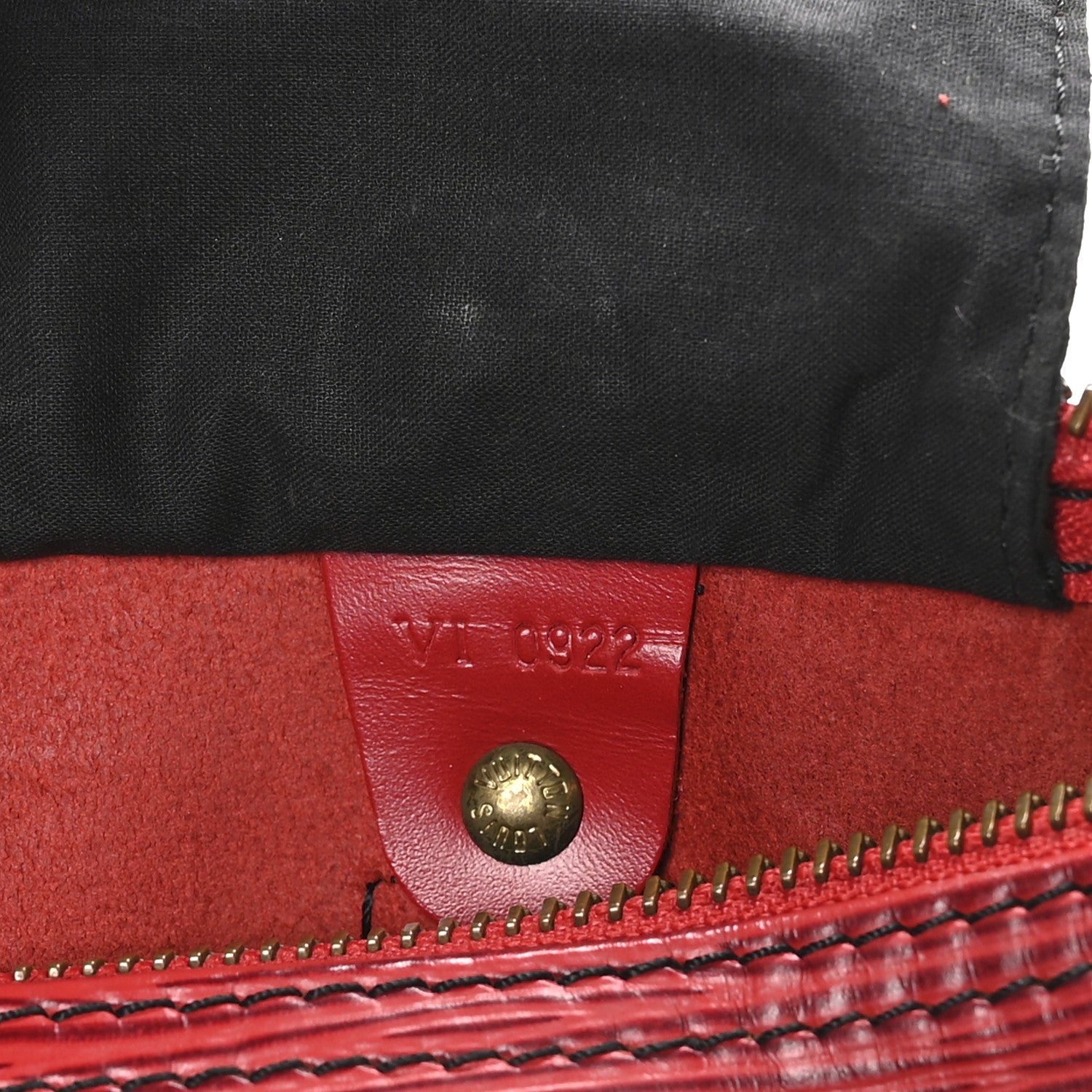 Louis Vuitton Epi Speedy 25 Castillan Red 7 of 11