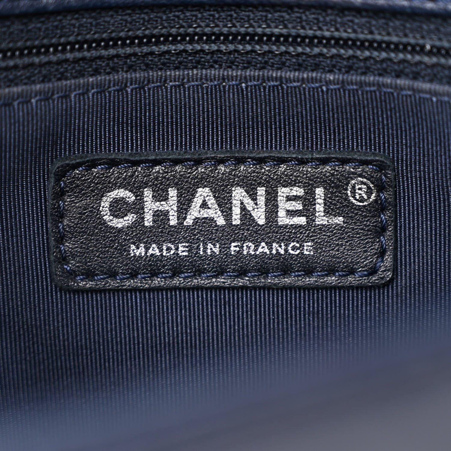 Chanel Sheepskin Quilted Vintage Mademoiselle Flap Dark Navy 6 of 15
