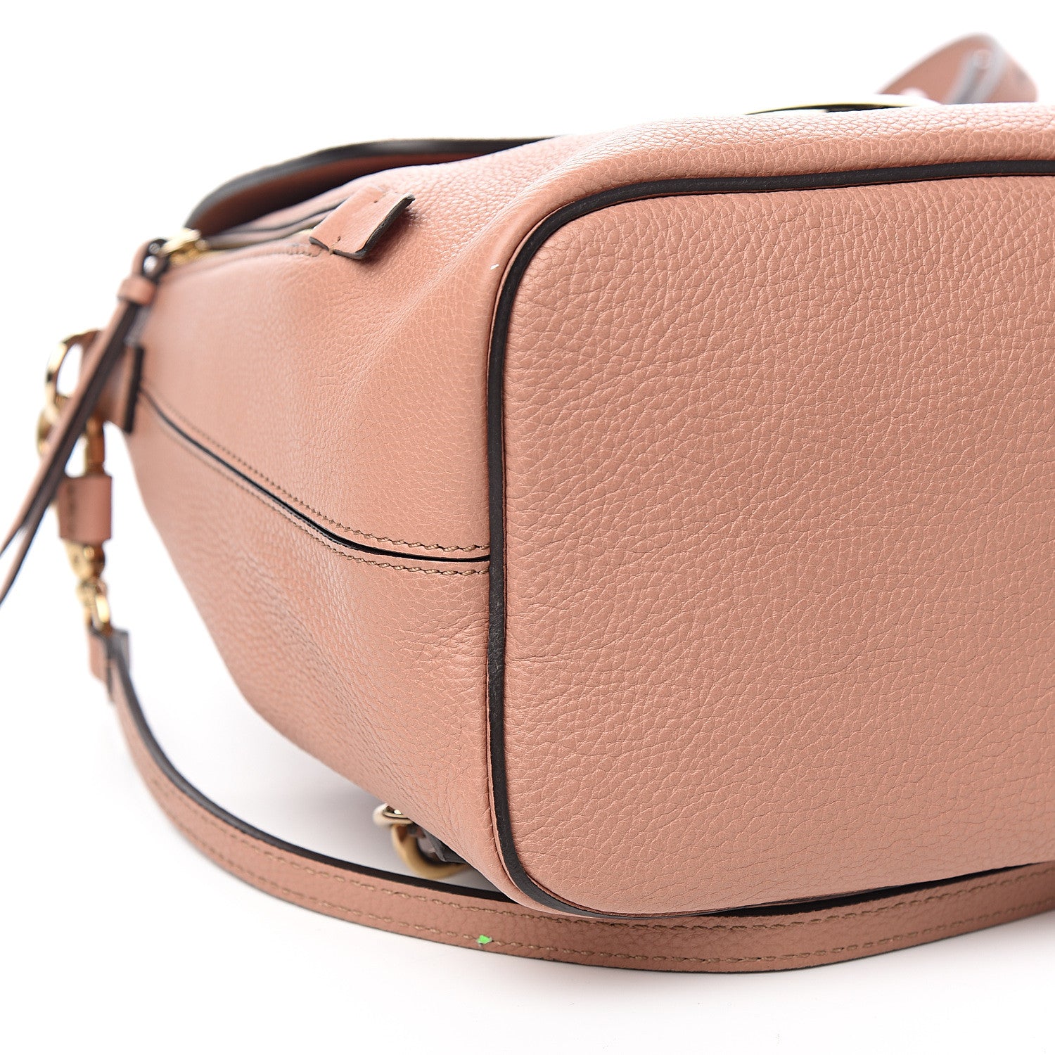 Chloe Suede Calfskin Small Faye Backpack Nougat 6 of 8