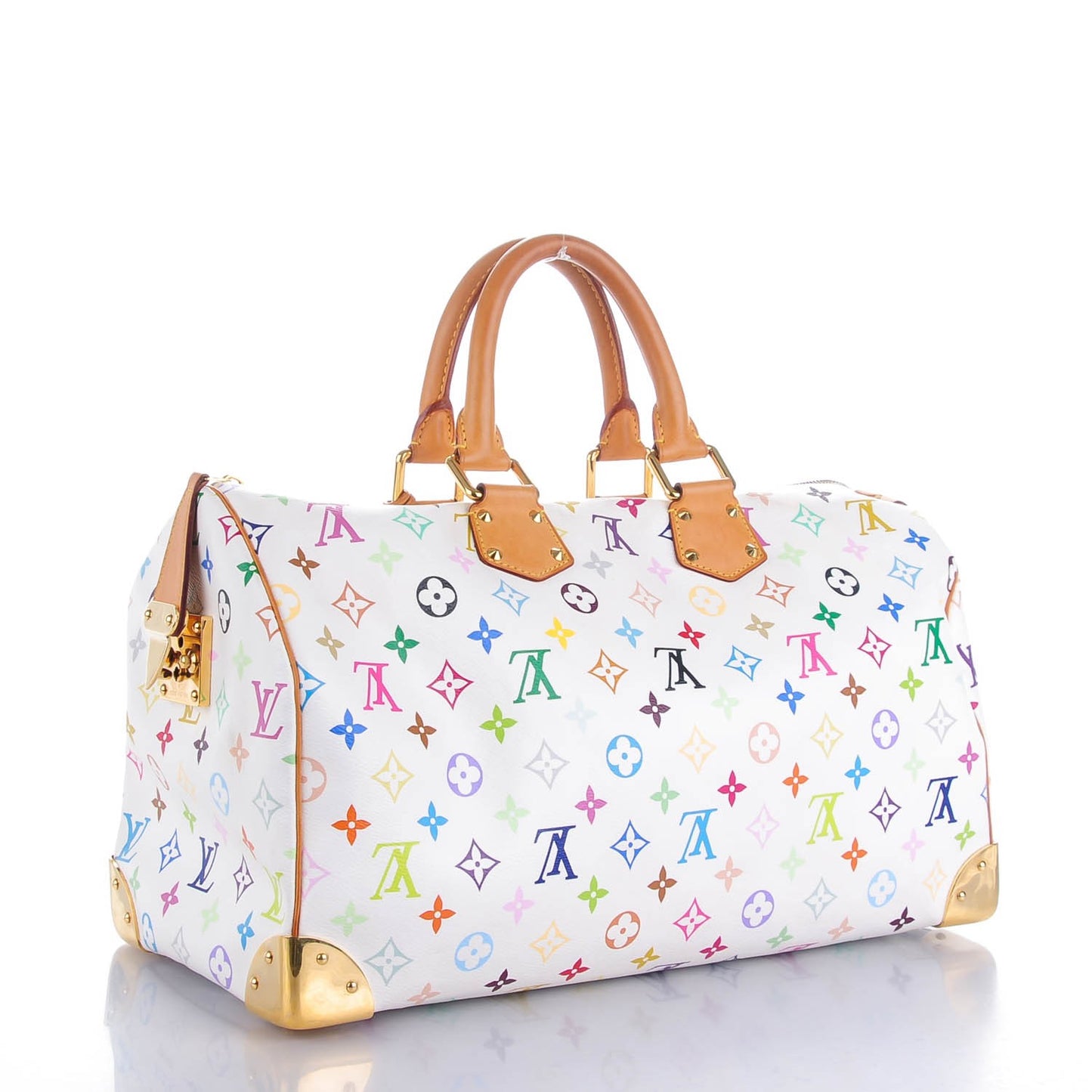 Monogram Multicolor Speedy 40 White