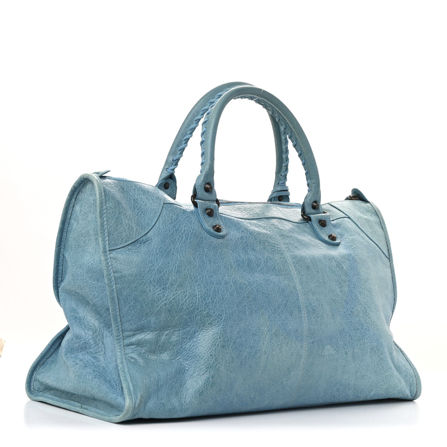 Balenciaga Agneau Classic Hardware Work Sky Blue 6 of 25