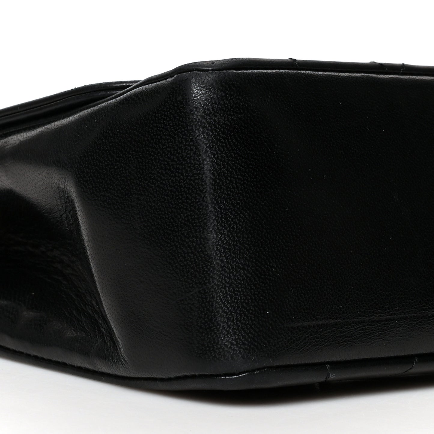 Lambskin Quilted Medium Single Flap Black