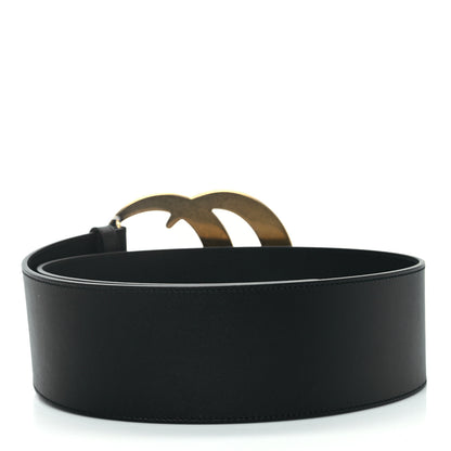 Gucci Calfskin Double G Wide Belt 90 36 Black 2 of 4