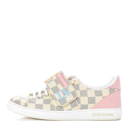 Louis Vuitton Damier Azur Summer Trunks Frontrow Sneakers 38 1 of 14