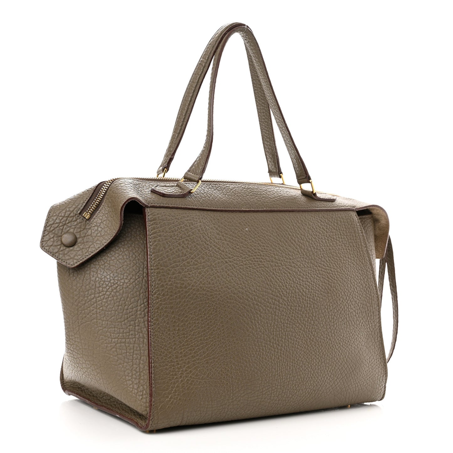 Bullhide Calfskin Small Ring Bag Souris
