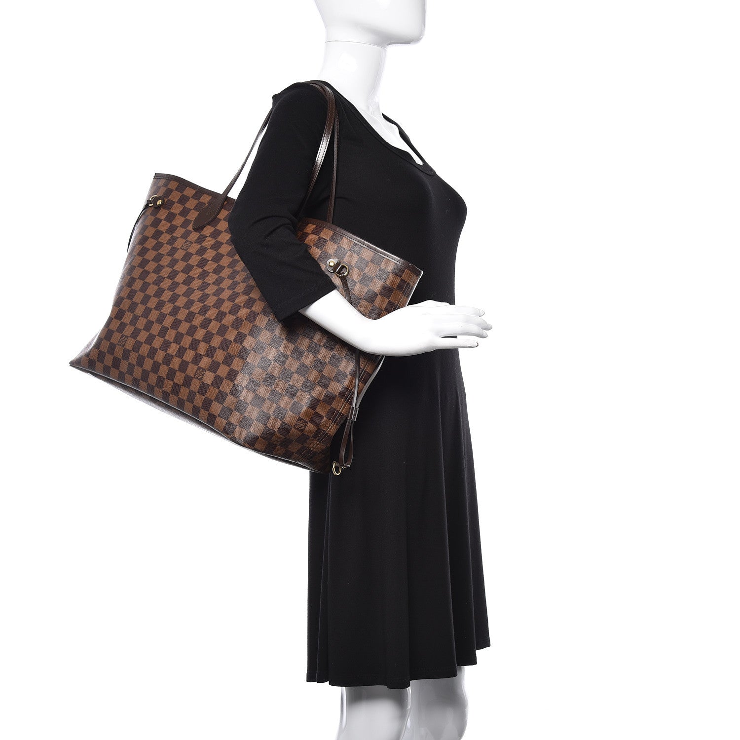 Louis Vuitton Damier Ebene Neo Neverfull GM 2 of 11