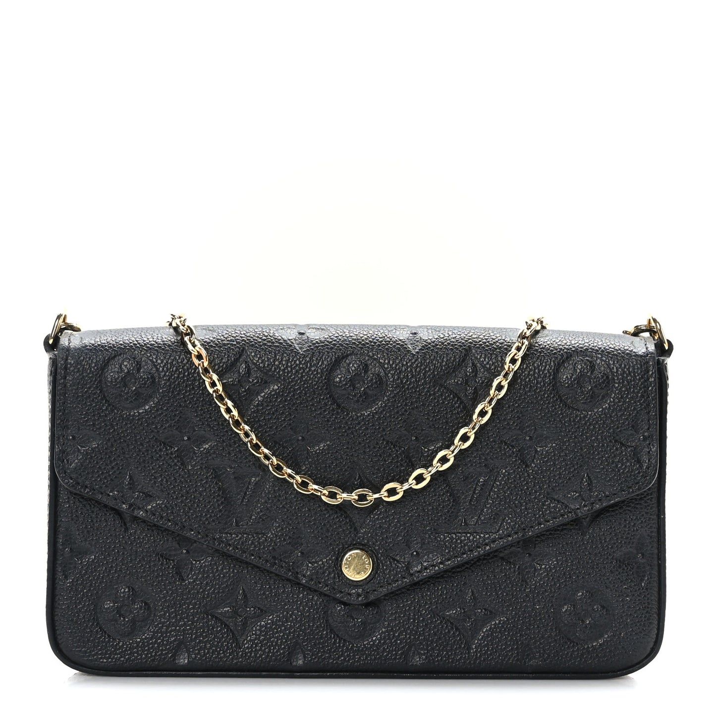 Empreinte Pochette Felicie Chain Wallet Black