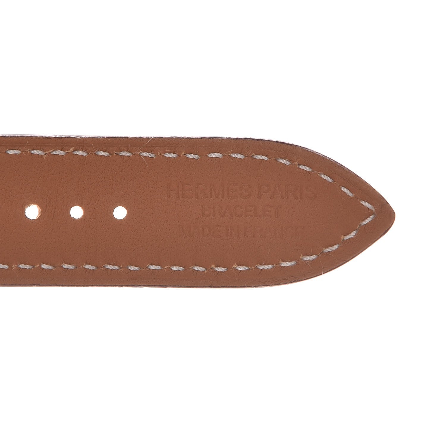 Hermes Barenia 38mm Apple Watch Double Tour Band Fauve 4 of 7