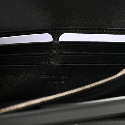 Alexander McQueen Patent Skull Wallet on Chain Black 6 of 6