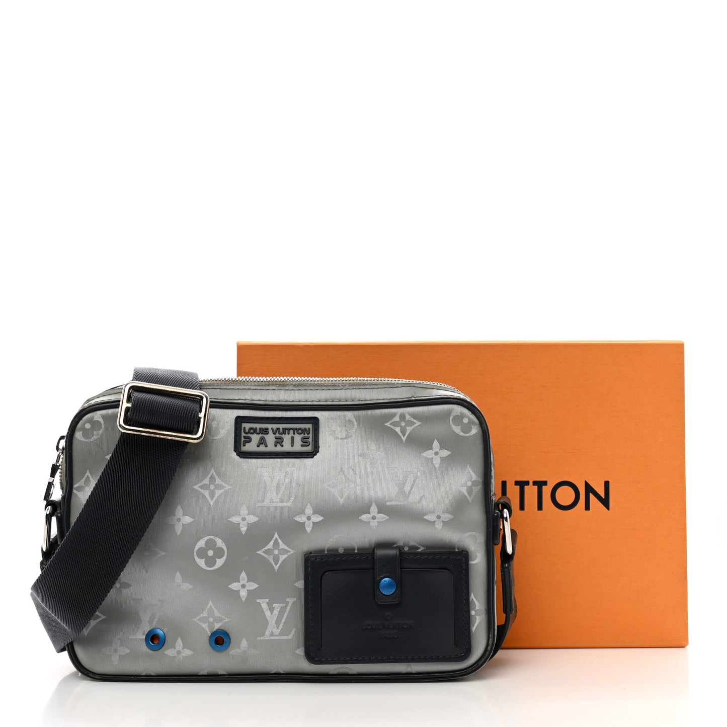 Monogram Alpha Messenger Satellite Silver