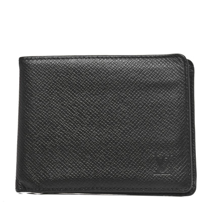 Louis Vuitton Taiga Slender Wallet Black 1 of 7