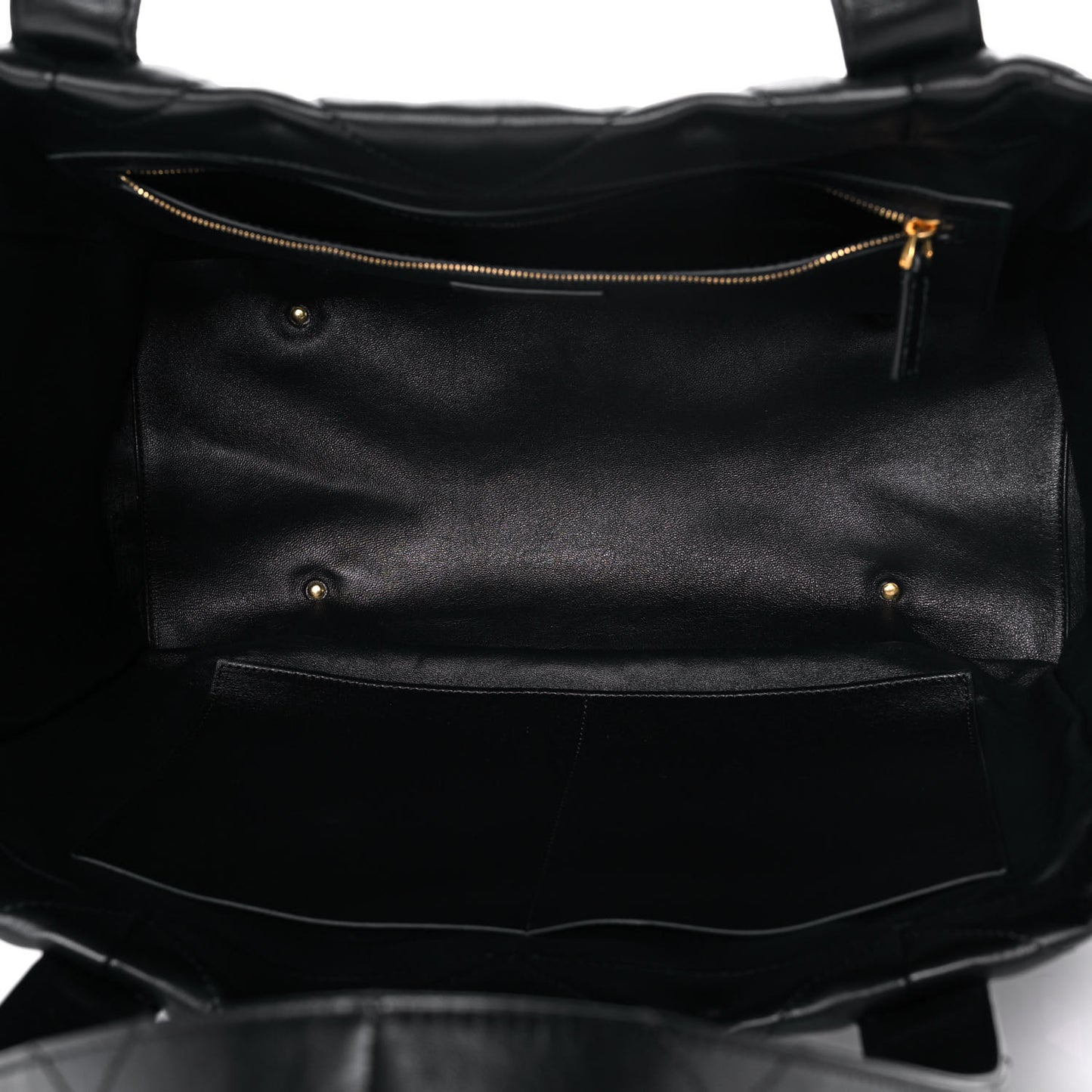 Nappa Medium Roman Stud Tote Black