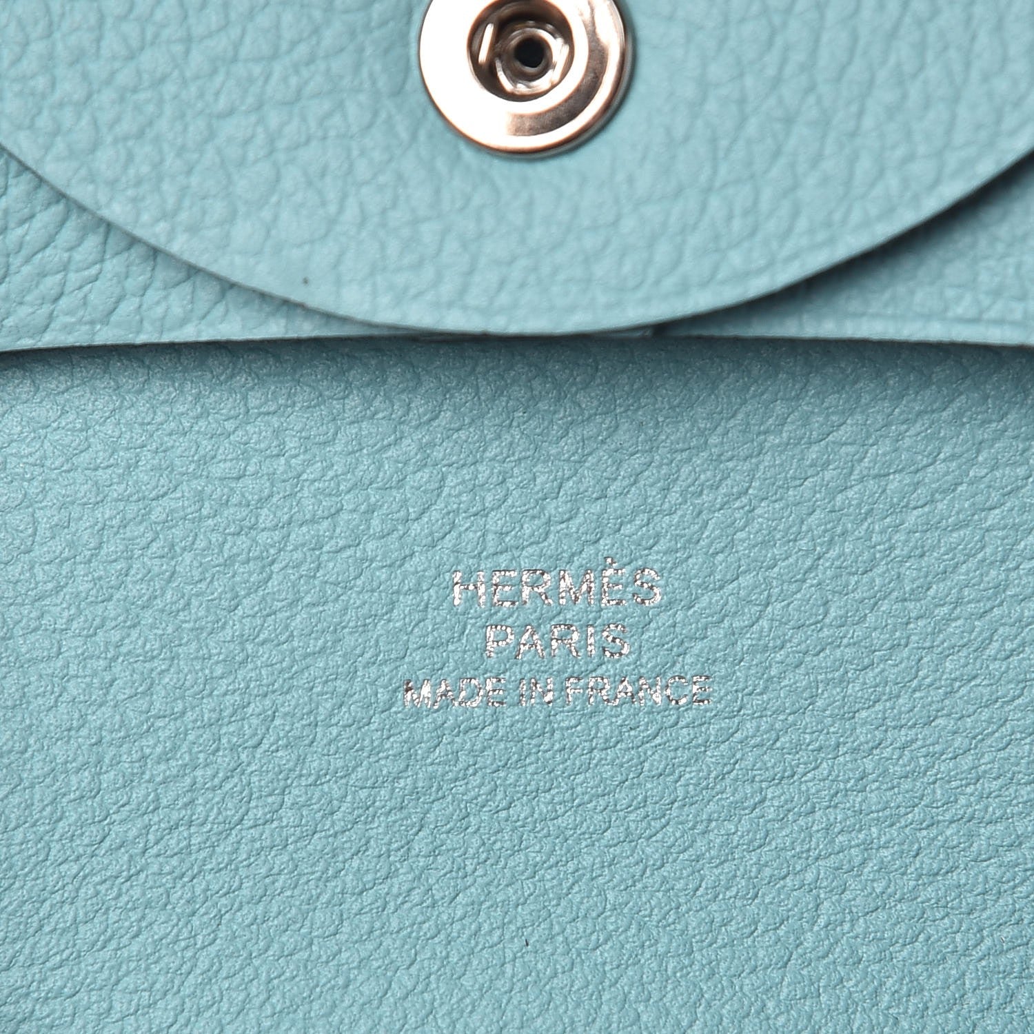 Hermes Evercolor Bastia Coin Purse Bleu Atoll 5 of 8