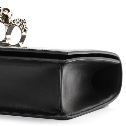 Alexander McQueen Calfskin Knuckle Shoulder Bag Black 8 of 11