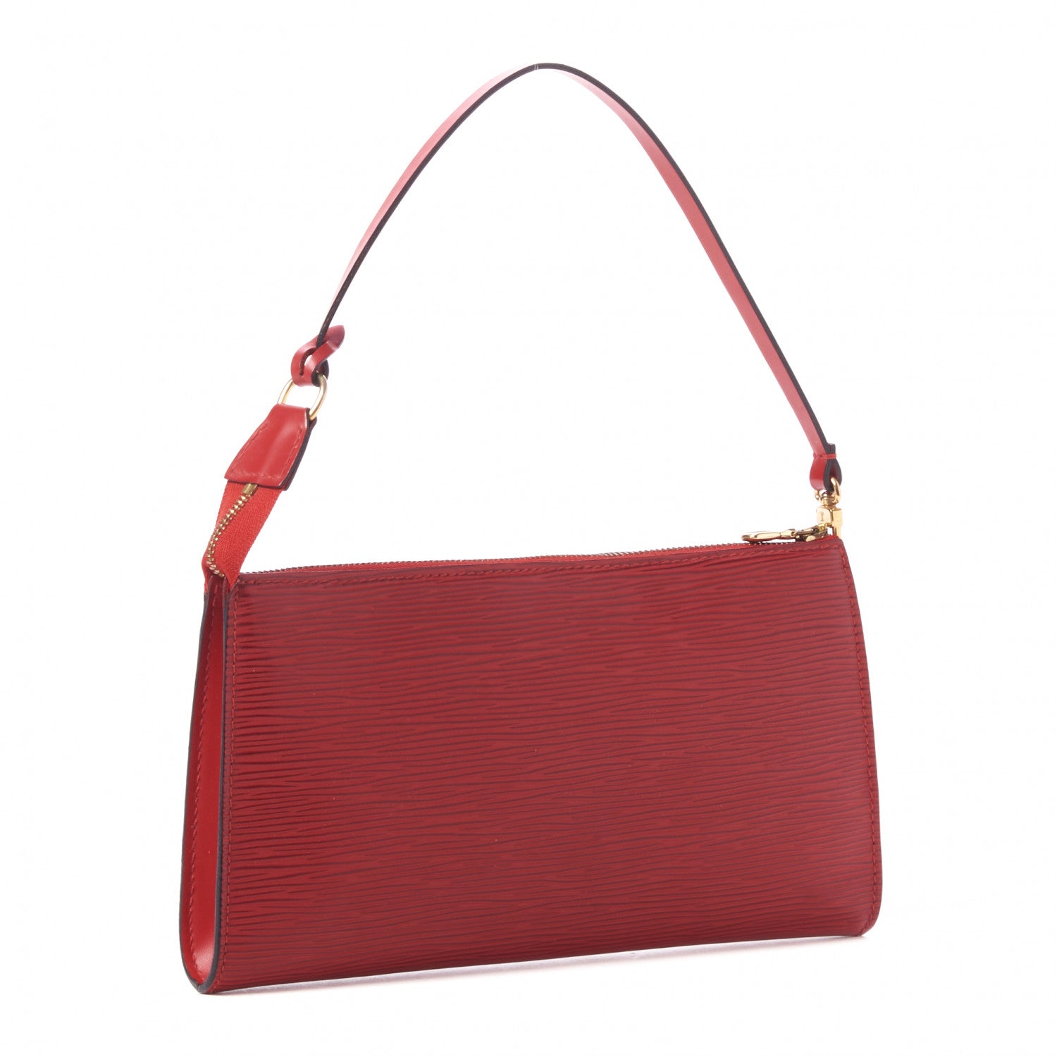 Louis Vuitton Epi Pochette Accessories 24 Castillan Red 3 of 8