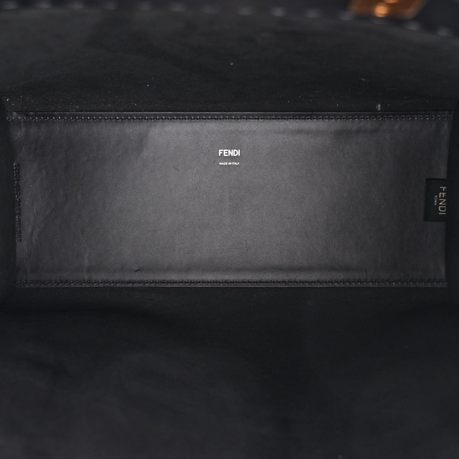 Fendi Vitello King Plexiglass Medium Fendi Sunshine Shopper Tote Black 5 of 13