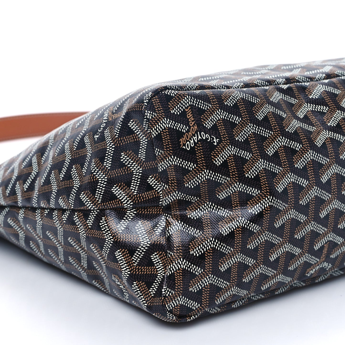 Goyardine Boheme Hobo Black Gold