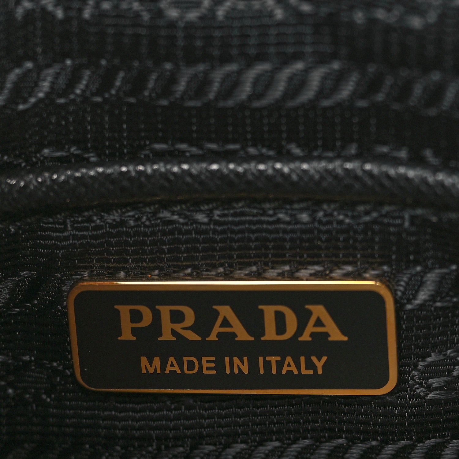 Prada Metallic Saffiano Small Flat Pouch Antico Mordore 6 of 10