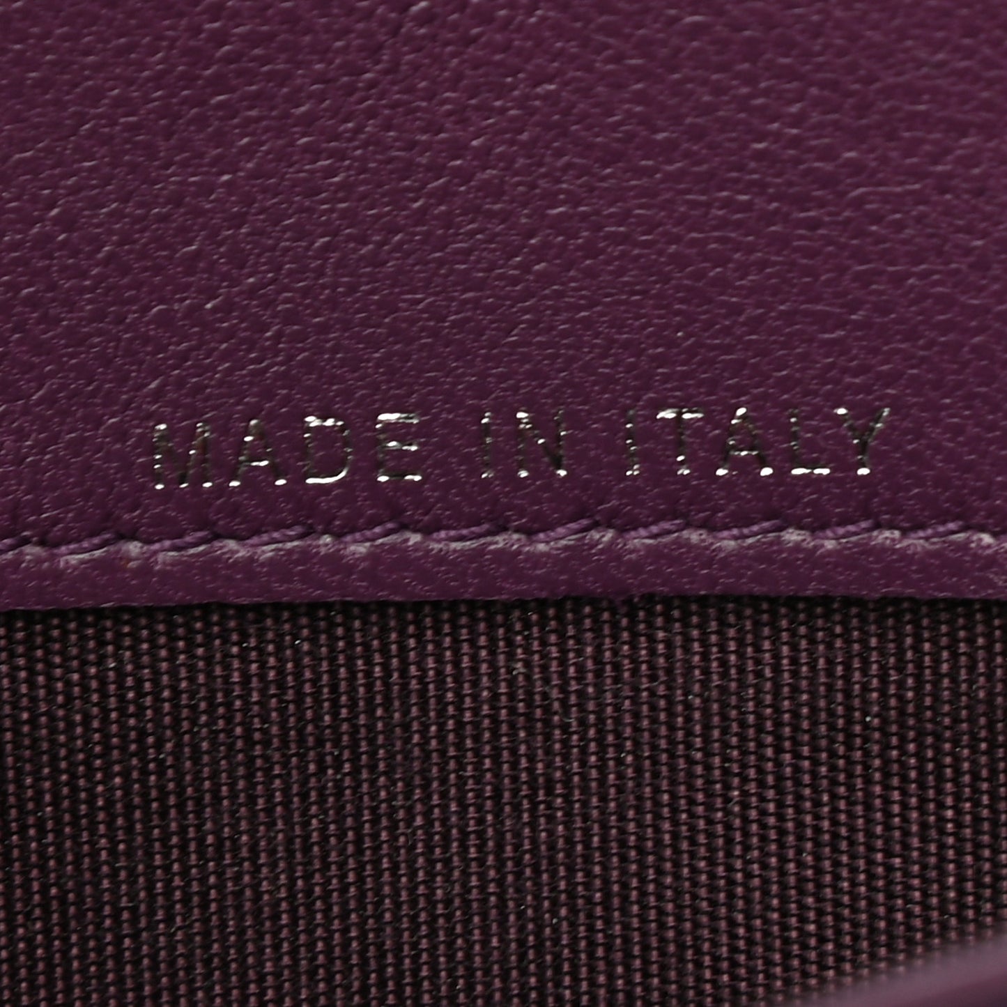 Lambskin Quilted Medium Boy Flap Wallet Purple